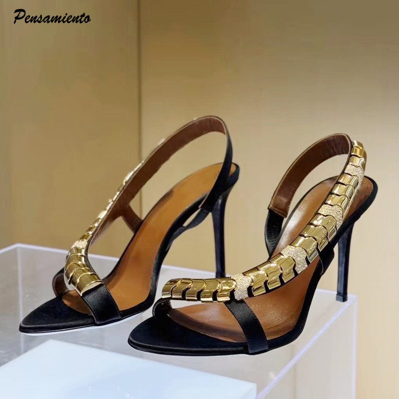 Summer Clothing Dress - Luxury Rhinestones Sequined Satin Women Gladiator