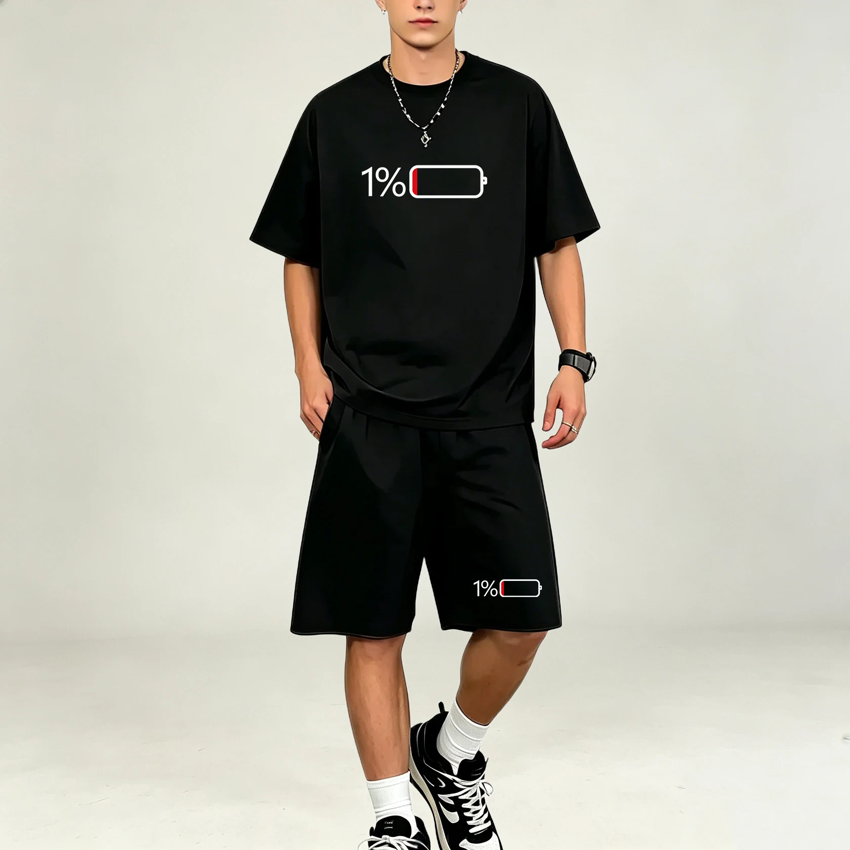 Summer Clothing For Young Men - Hot Selling Men T‑Shirts Sets Quick