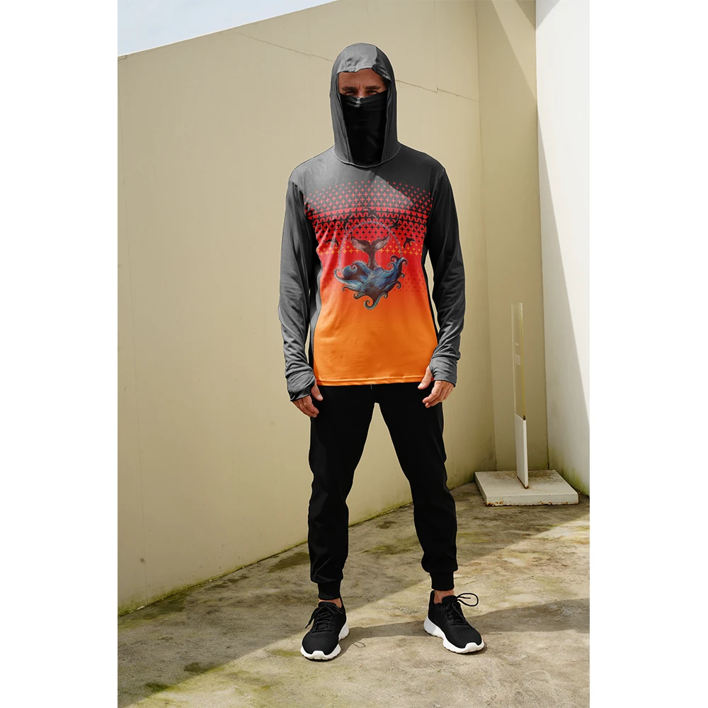 Summer Clothes - Fishing Shirts Men Sun Protection Hoodie