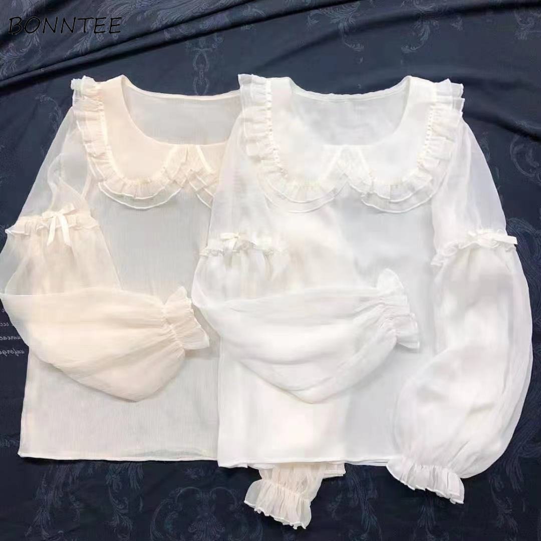 Crop Blouse Linen - New Spring Blouses Women Simple Kawaii