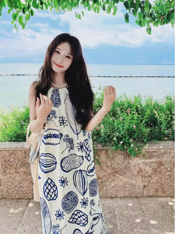 Summer Loose A-Line Vest Dress - огляд і ціна Summer Clothing Tagline