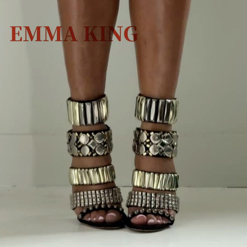 Black Embellished Ankle Strap  - огляд і ціна Summer Clothing Dress