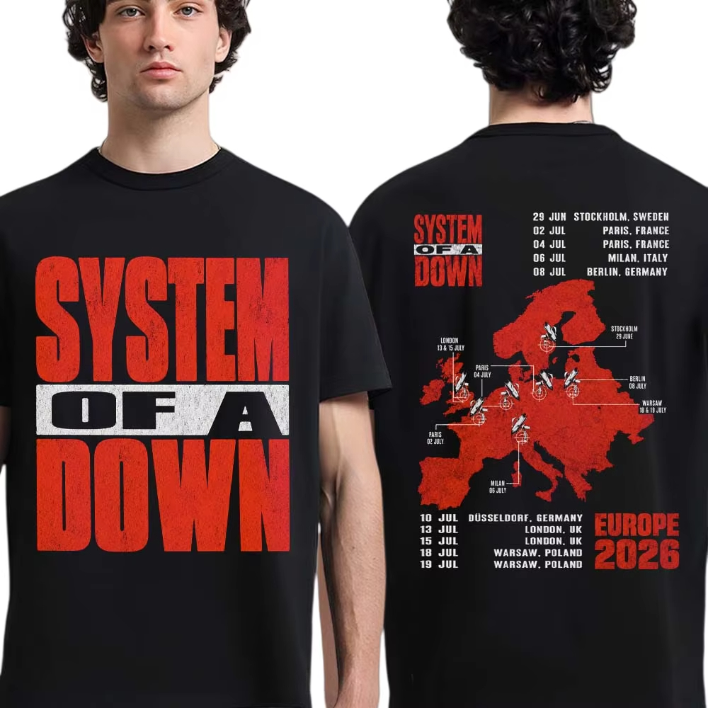 System of A Down EU and UK Tou - огляд і ціна Summer Clothing Uk