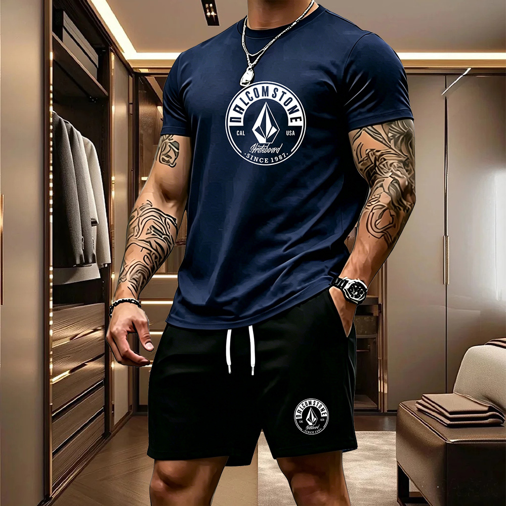 Men's Casual Sportswear 2-piec - огляд і ціна Summer Clothing For Young Men
