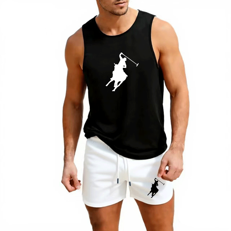 European Men Summer Vest and S - огляд і ціна Summer Clothing Trend