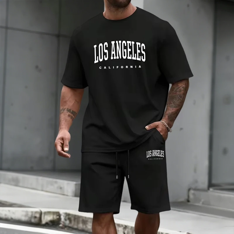 Men's Tracksuit Short Sleeve T - огляд і ціна Summer Clothing For Young Men