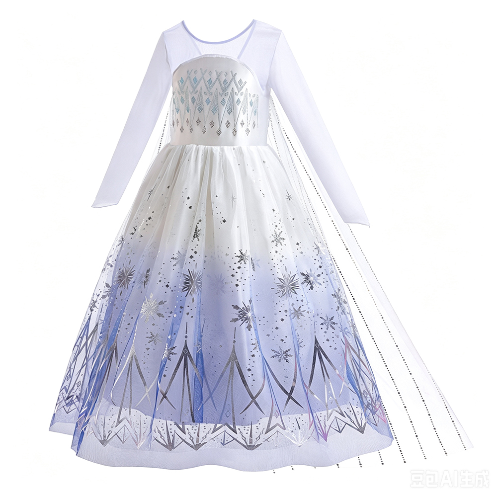 White Elsa Dresses Girls Birth - огляд і ціна Summer Evenings Clothing