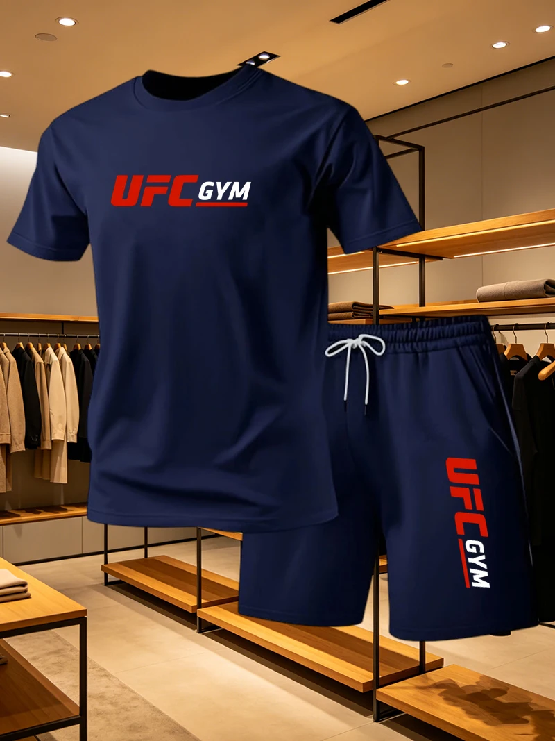 Men's Fashion T-shirt Shorts U - огляд і ціна Summer Clothing For Young Men