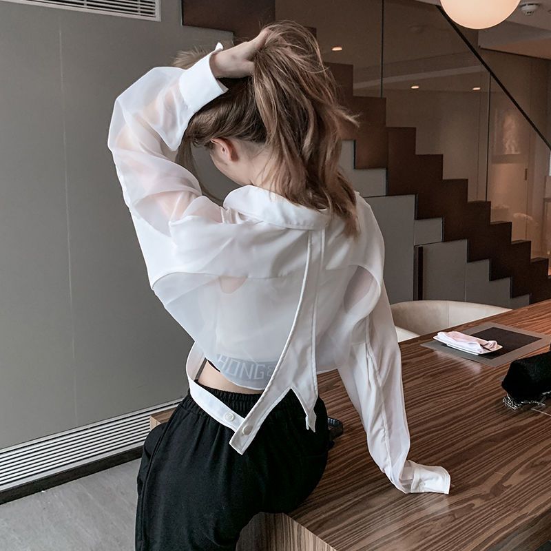 Shirts Women Retro Chic Patchw - огляд і ціна Crop Blouse Linen