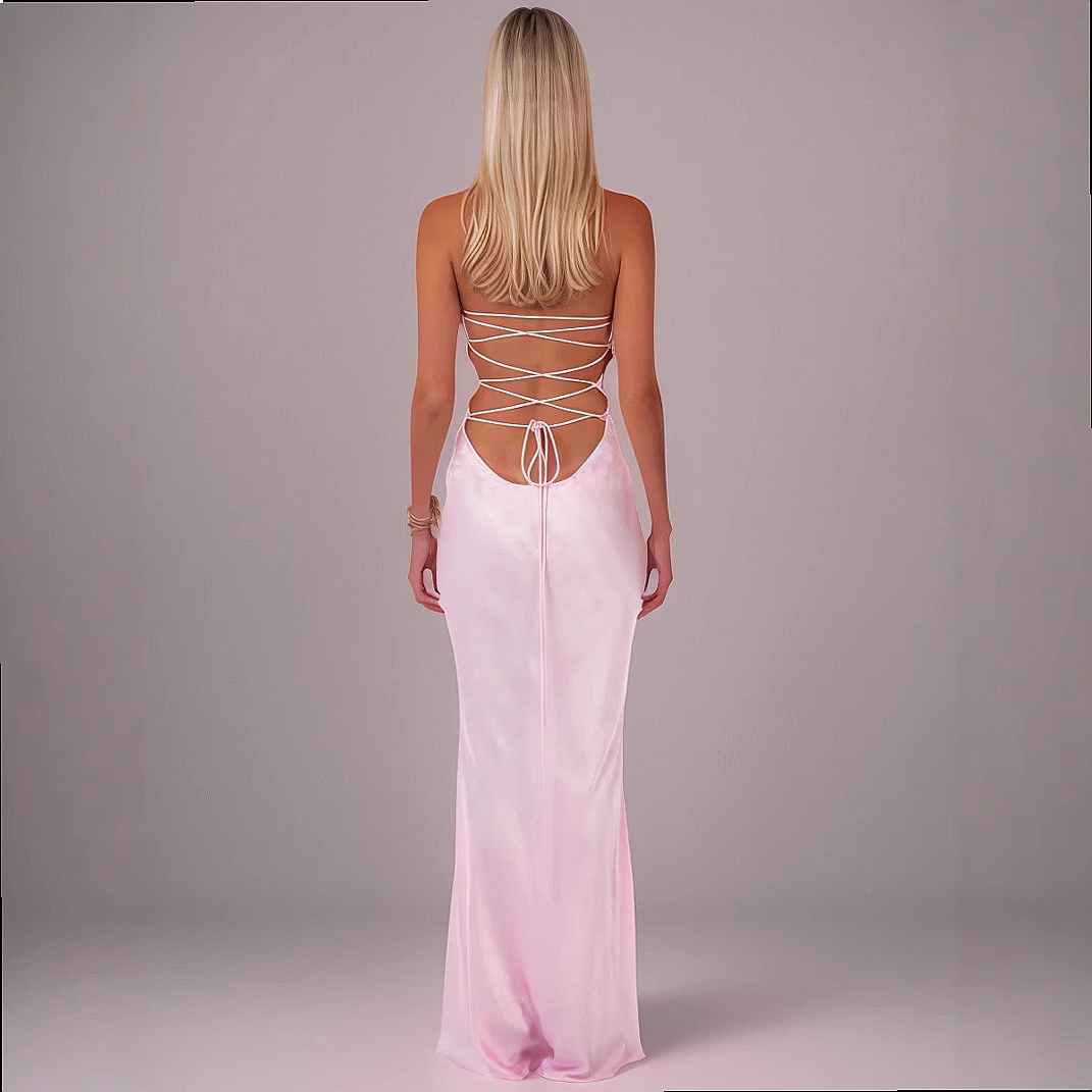 Sexy Sequin Satin Backless Bod - огляд і ціна Summer Clothing For Older Women