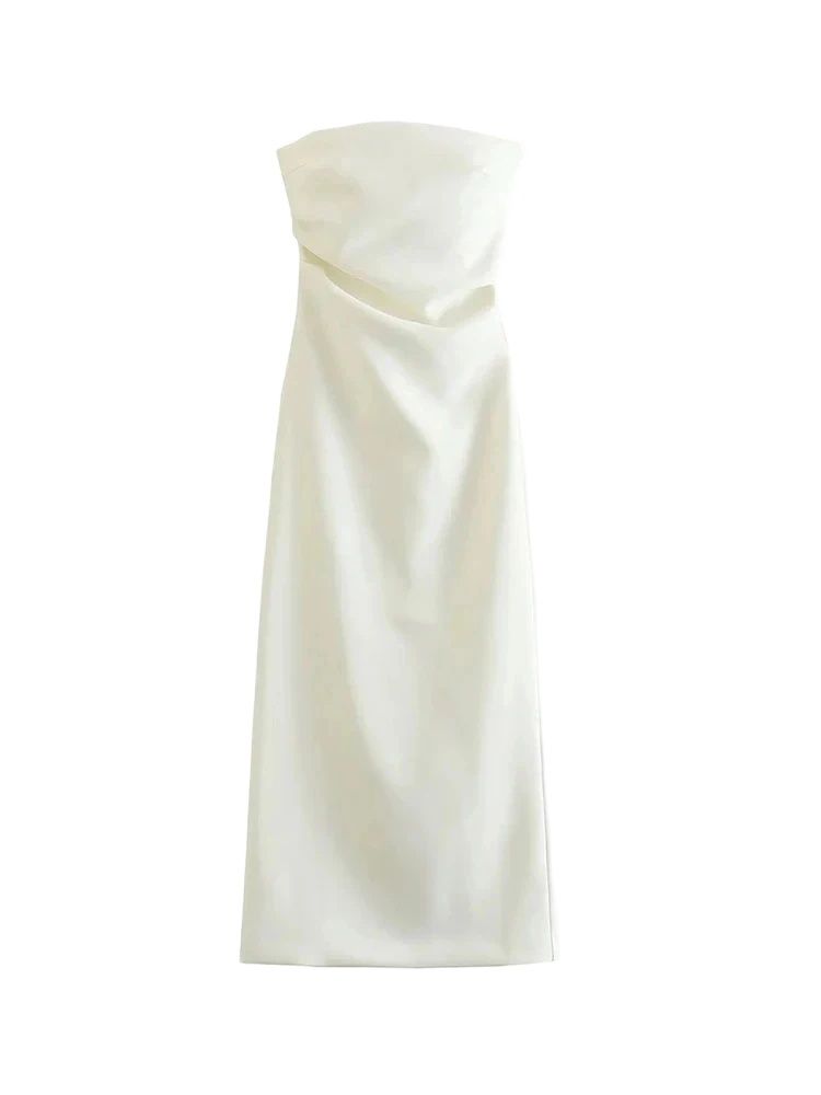 Women Fashion Strapless Gather - огляд і ціна Summer Clothing Zara