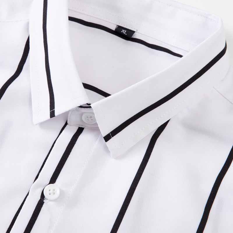 Men's Striped Dress Shirt Long - огляд і ціна Summer Clothing Dress