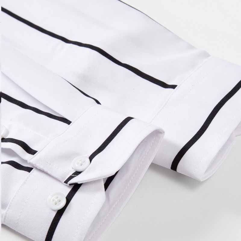 Men's Striped Dress Shirt Long - огляд і ціна Summer Clothing Dress