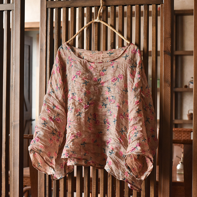 Women Oversize Vintage Ramie O - огляд і ціна Quality Summer Clothing