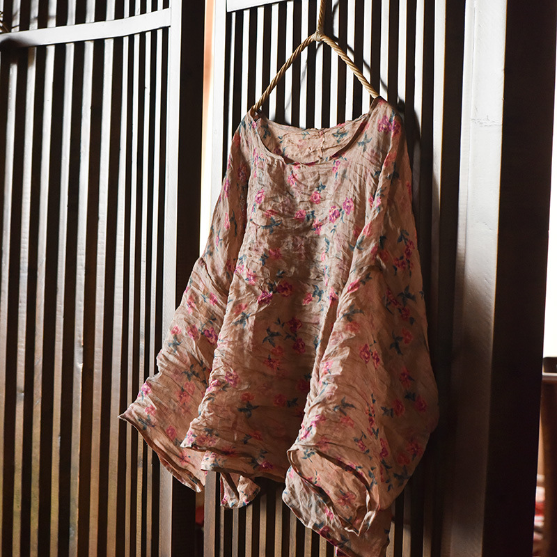 Women Oversize Vintage Ramie O - огляд і ціна Quality Summer Clothing
