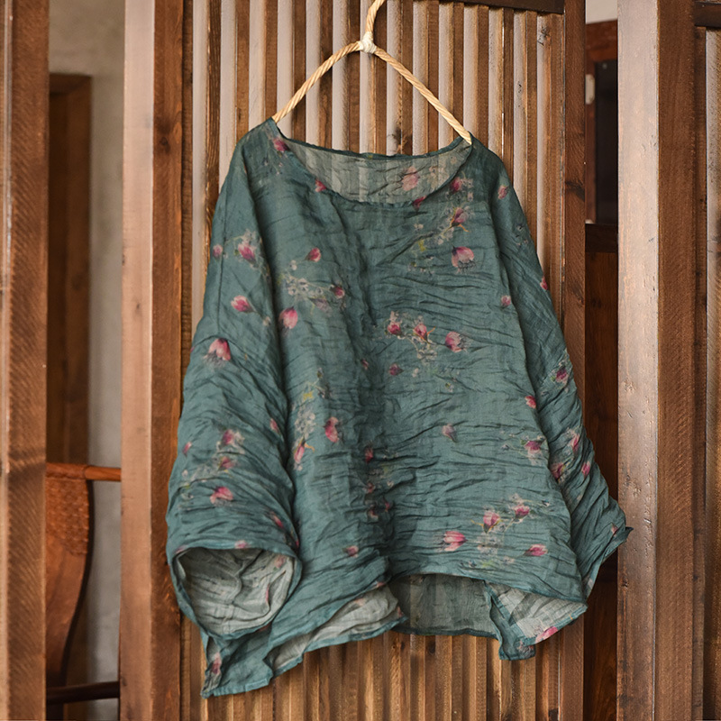 Women Oversize Vintage Ramie O - огляд і ціна Quality Summer Clothing