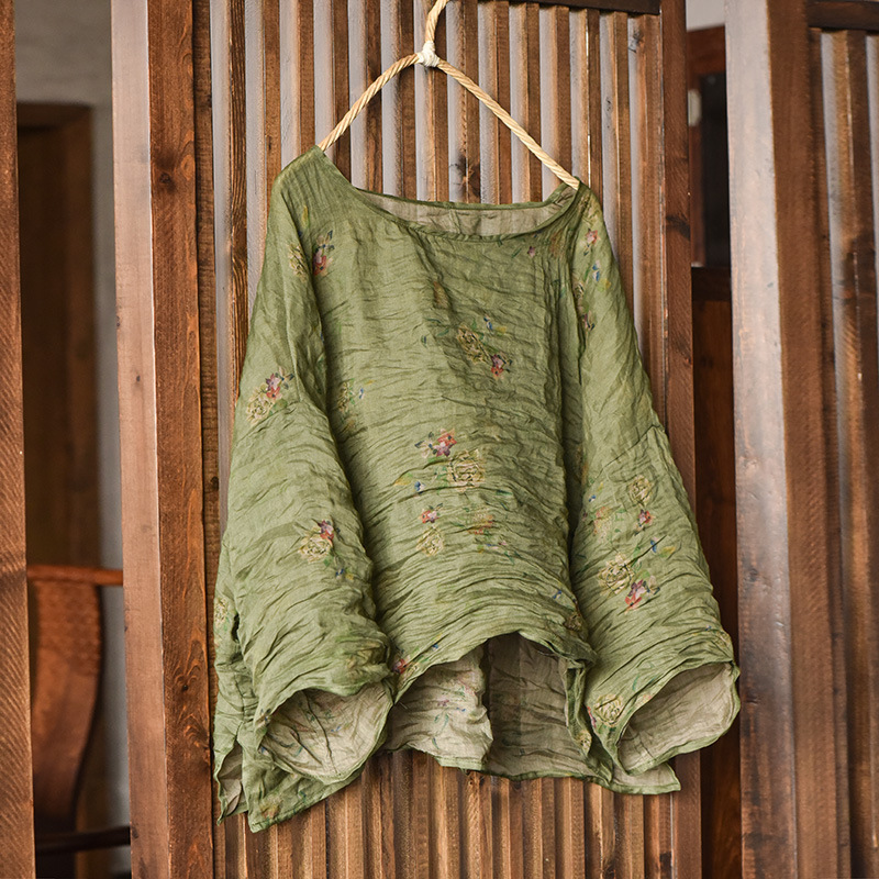 Women Oversize Vintage Ramie O - огляд і ціна Quality Summer Clothing