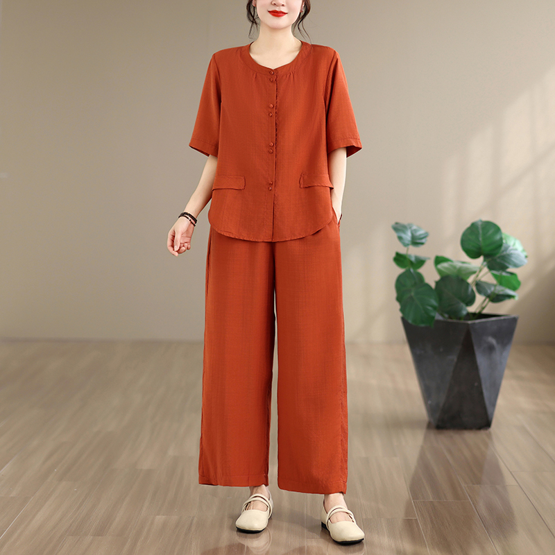 New Summer Cotton Linen Loose  - огляд і ціна Summer Clothing For Women Over 60