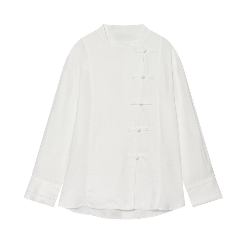 Women's Shirt 2026 Summer New  - огляд і ціна Tie Front Shirt
