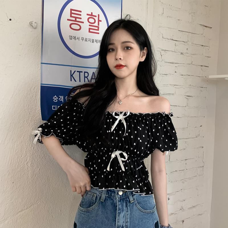 Blouses Women Summer French Pu - огляд і ціна Crop Blouse Linen