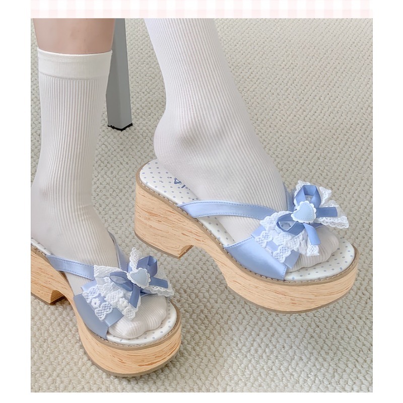 Sweet Bow Wood Grain Thick Bot - огляд і ціна Summer Clothing Dress