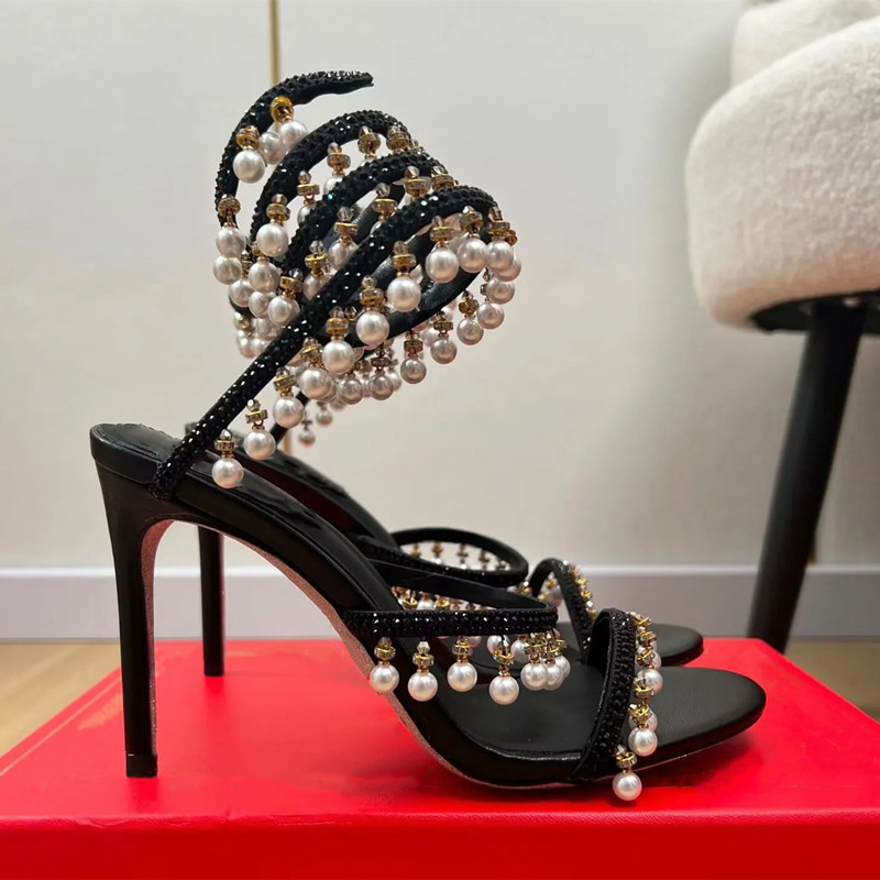 Luxury Rhinestones Pearls Tass - огляд і ціна Summer Clothing Dress