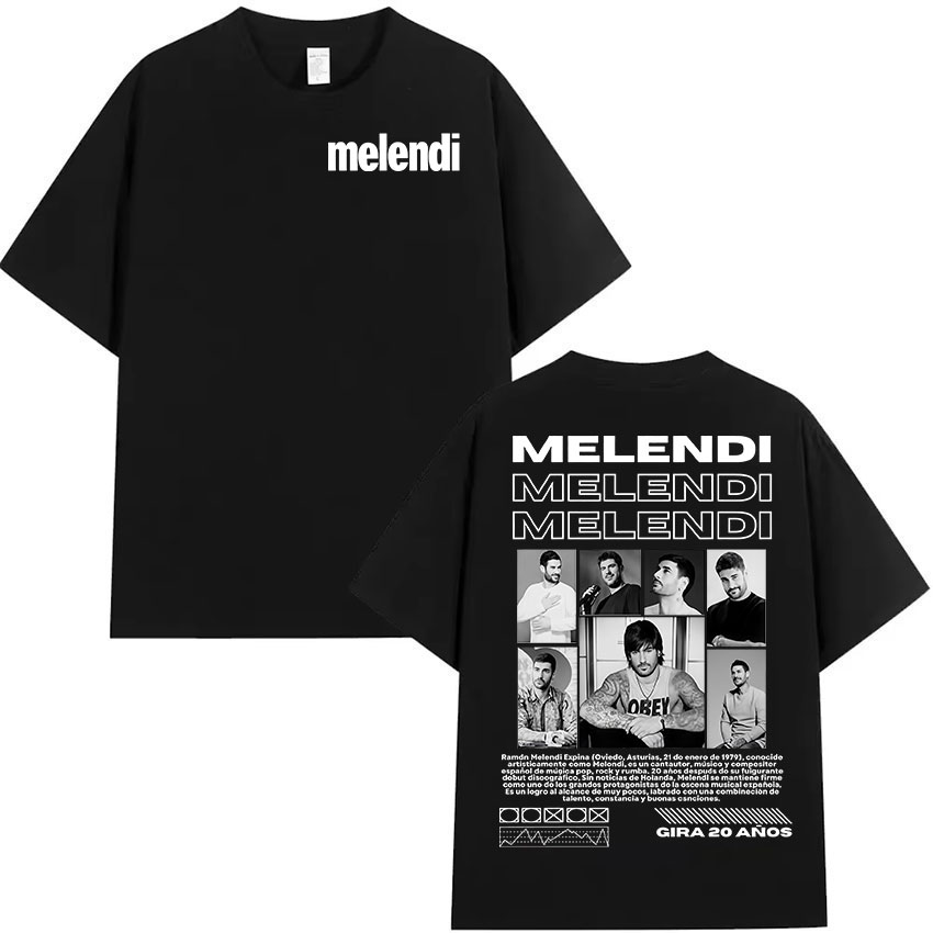Rapper Melendi Tour 2025 New A - огляд і ціна Quality Summer Clothing