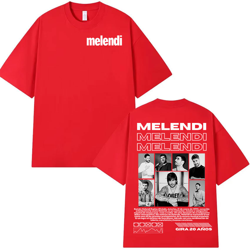 Rapper Melendi Tour 2025 New A - огляд і ціна Quality Summer Clothing