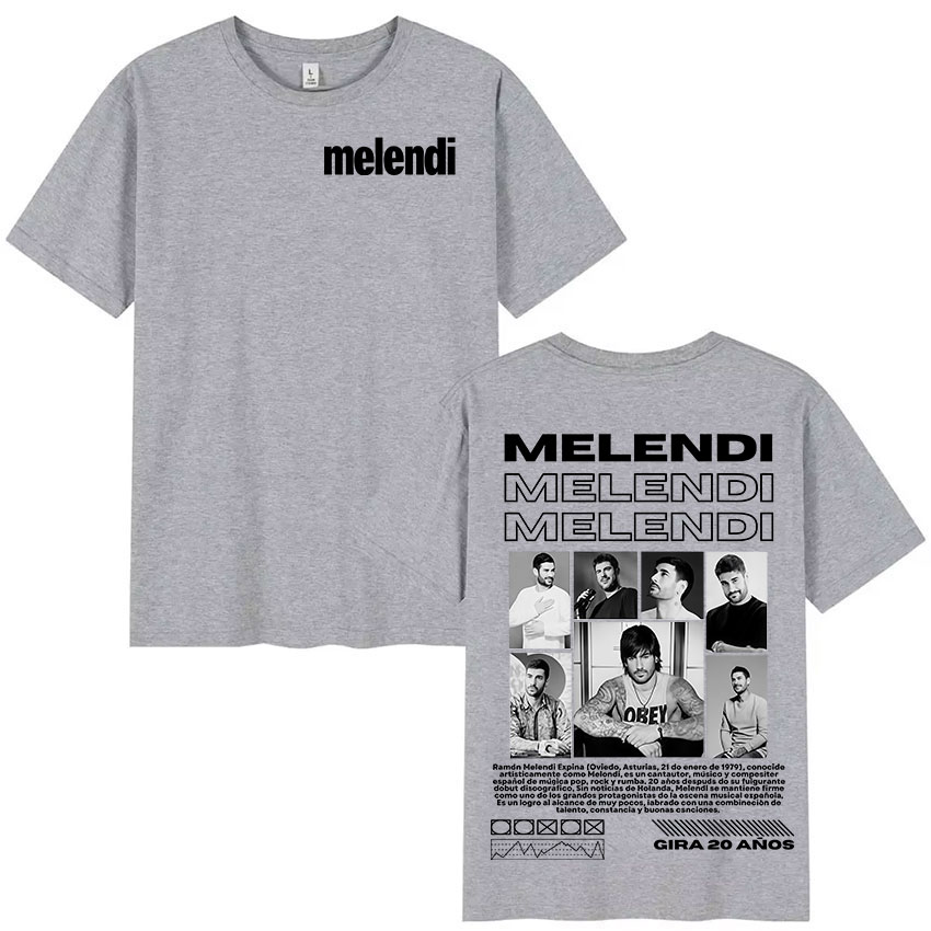 Rapper Melendi Tour 2025 New A - огляд і ціна Quality Summer Clothing