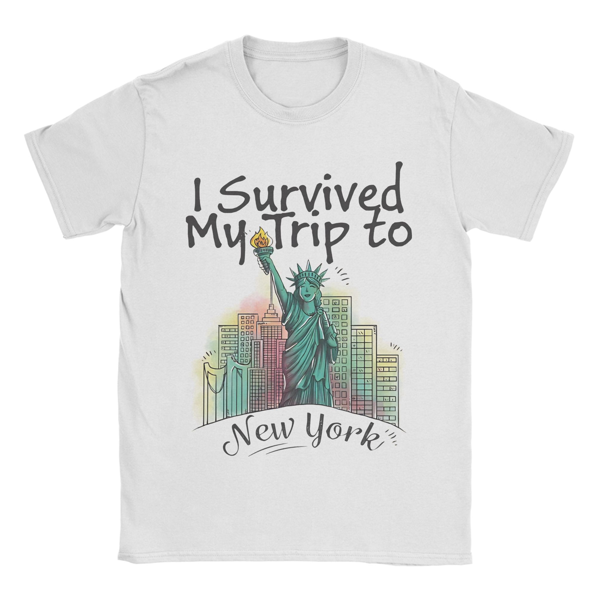 Retro I Survived My Trip To NY - огляд і ціна Summer Clothing Nyc
