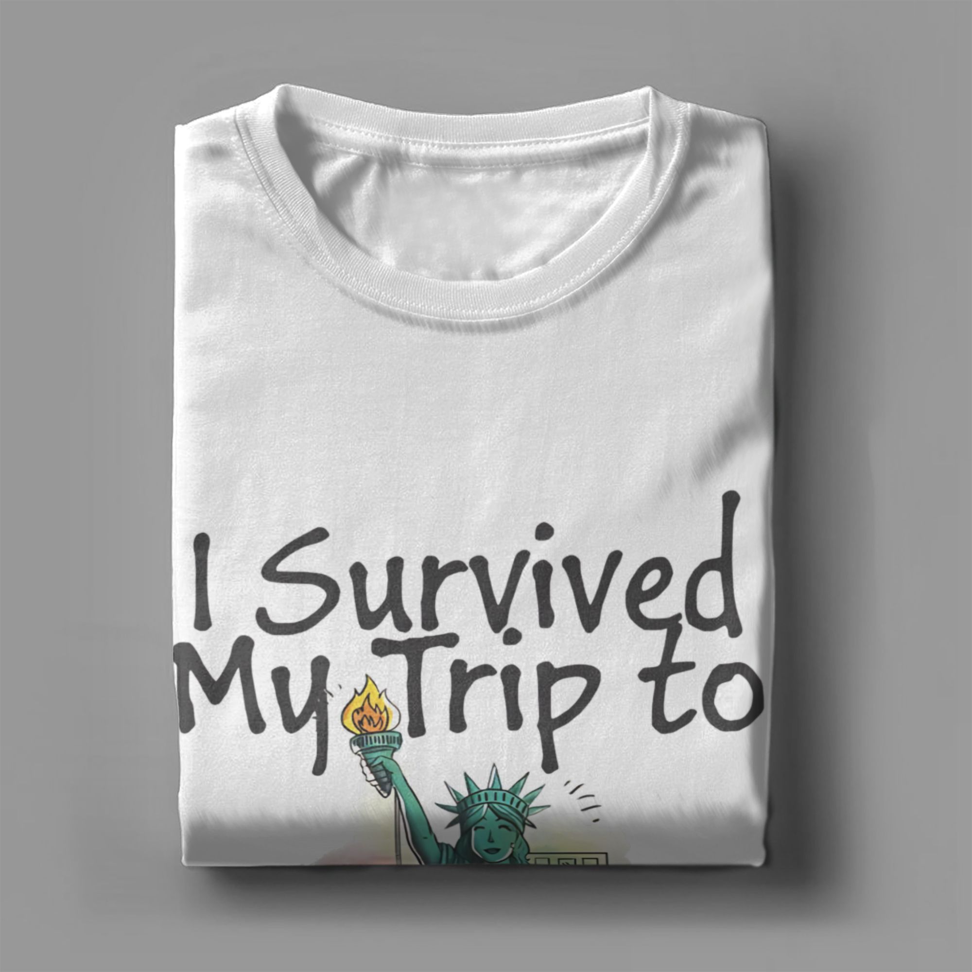 Retro I Survived My Trip To NY - огляд і ціна Summer Clothing Nyc