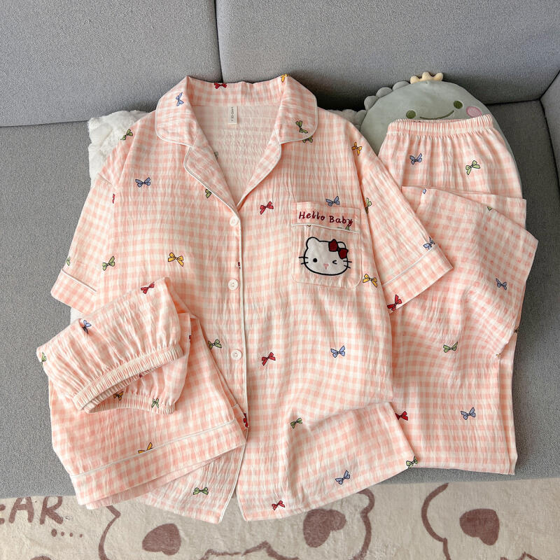 Hello Kitty Women's Pajamas Th - огляд і ціна Summer Clothes
