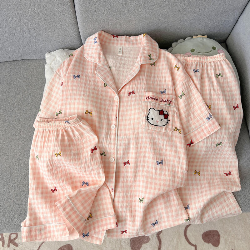 Hello Kitty Women's Pajamas Th - огляд і ціна Summer Clothes