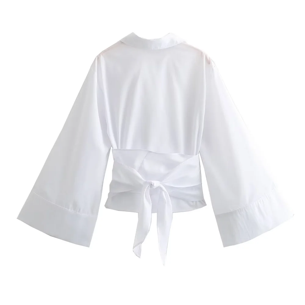 New Women's Fashion Casual Pol - огляд і ціна Tie Front Shirt