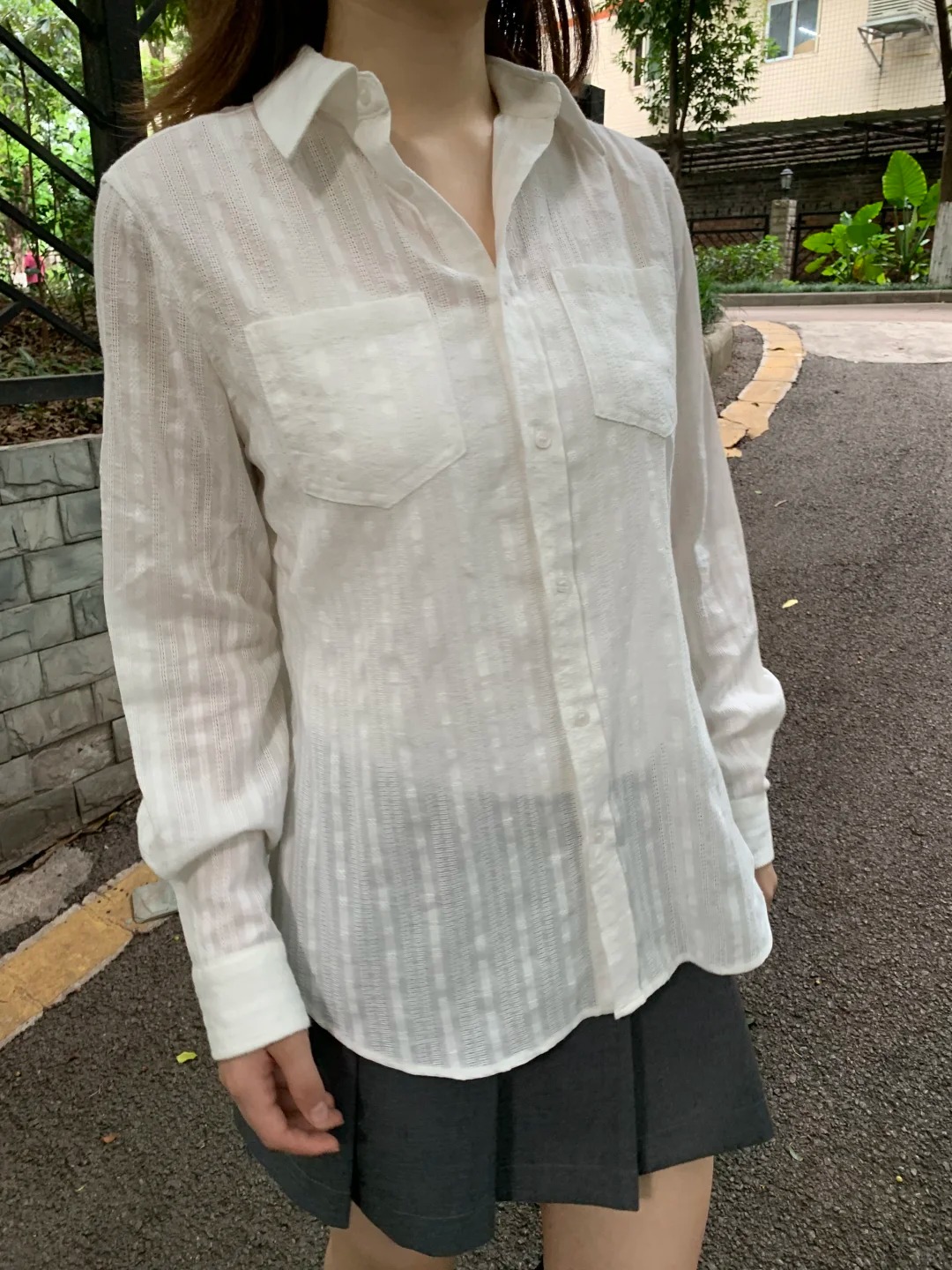 Linen Cotton Collar Buttons Bl - огляд і ціна Crop Blouse Linen