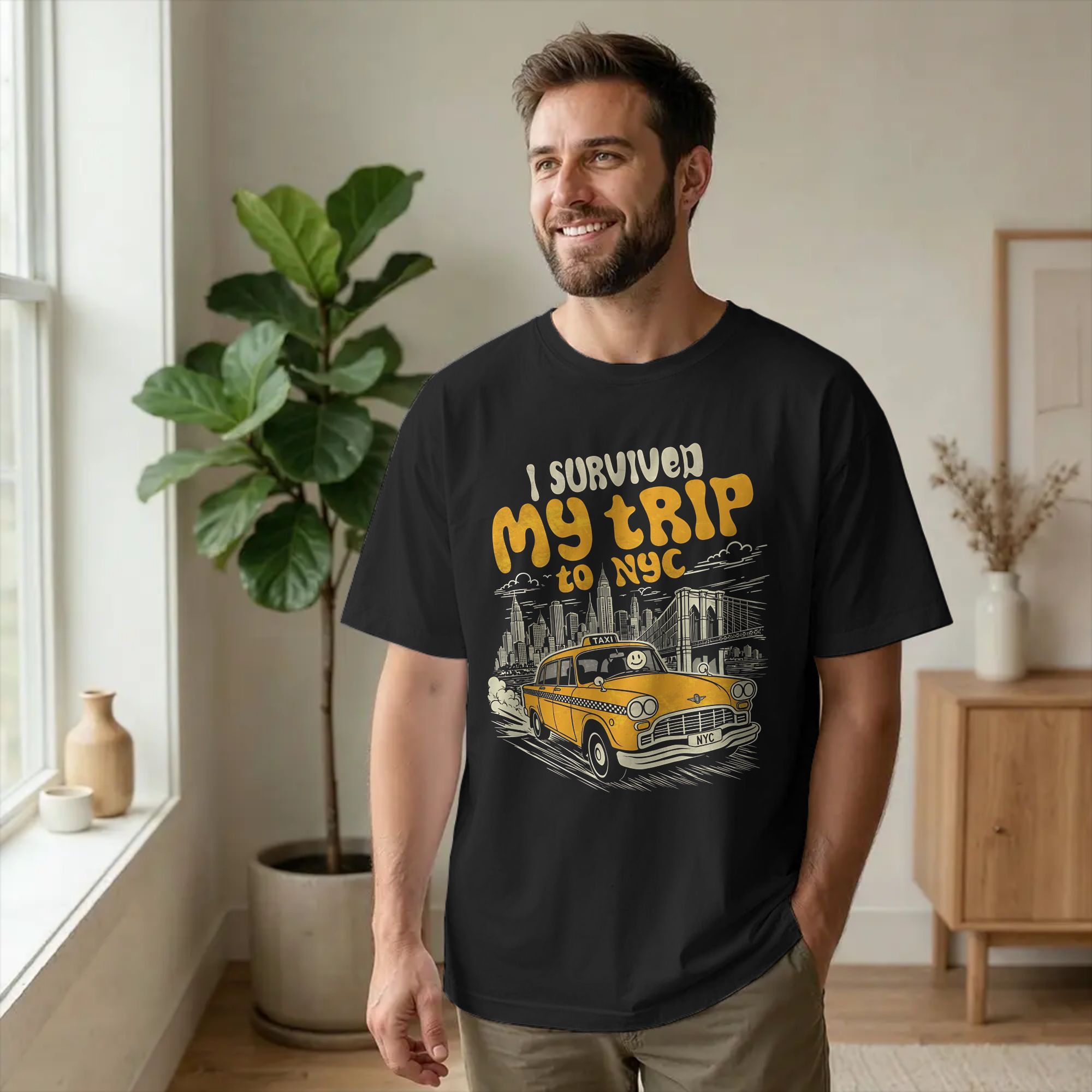 Vintage Funny I Survived My Tr - огляд і ціна Summer Clothing Nyc