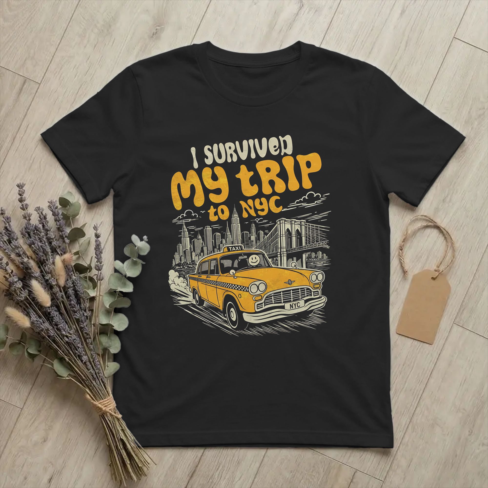 Vintage Funny I Survived My Tr - огляд і ціна Summer Clothing Nyc
