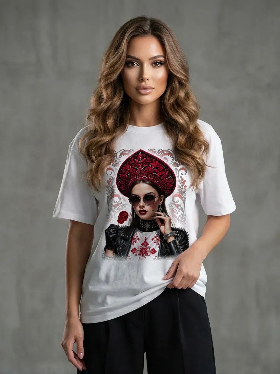Vintage Russian Portrait Print - огляд і ціна Summer Evenings Clothing