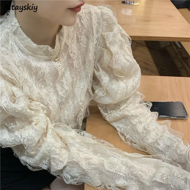 Vintage Blouses Women French S - огляд і ціна Crop Blouse Linen