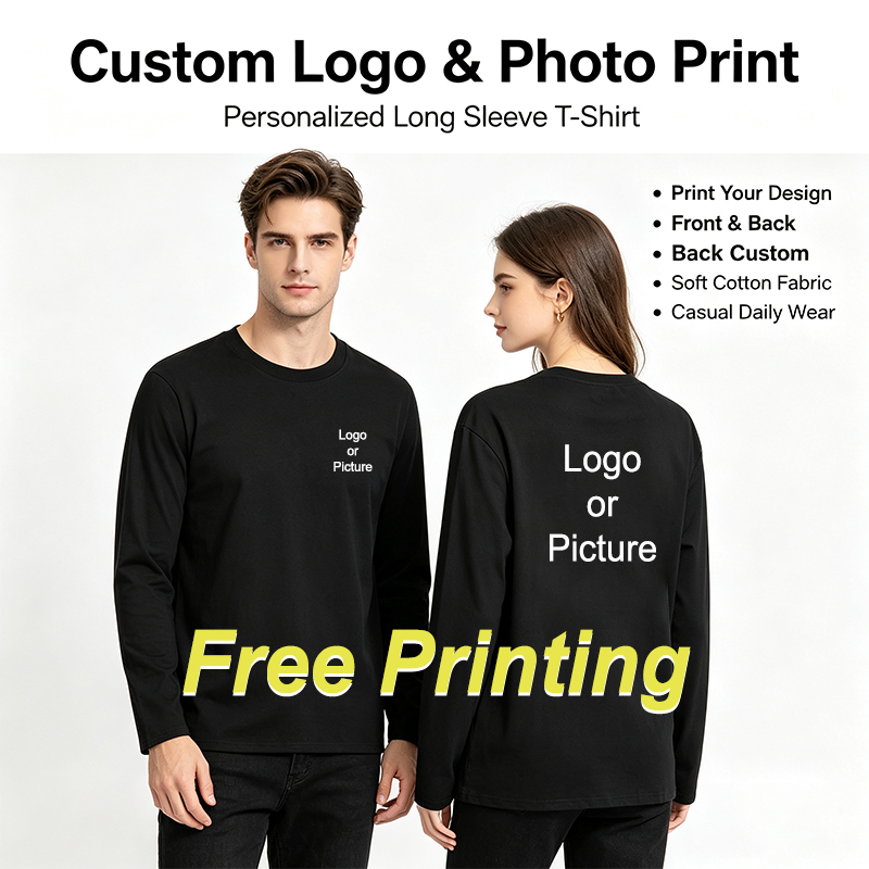 Customized Cotton Long Sleeve  - огляд і ціна Summer Clothing For Young Men