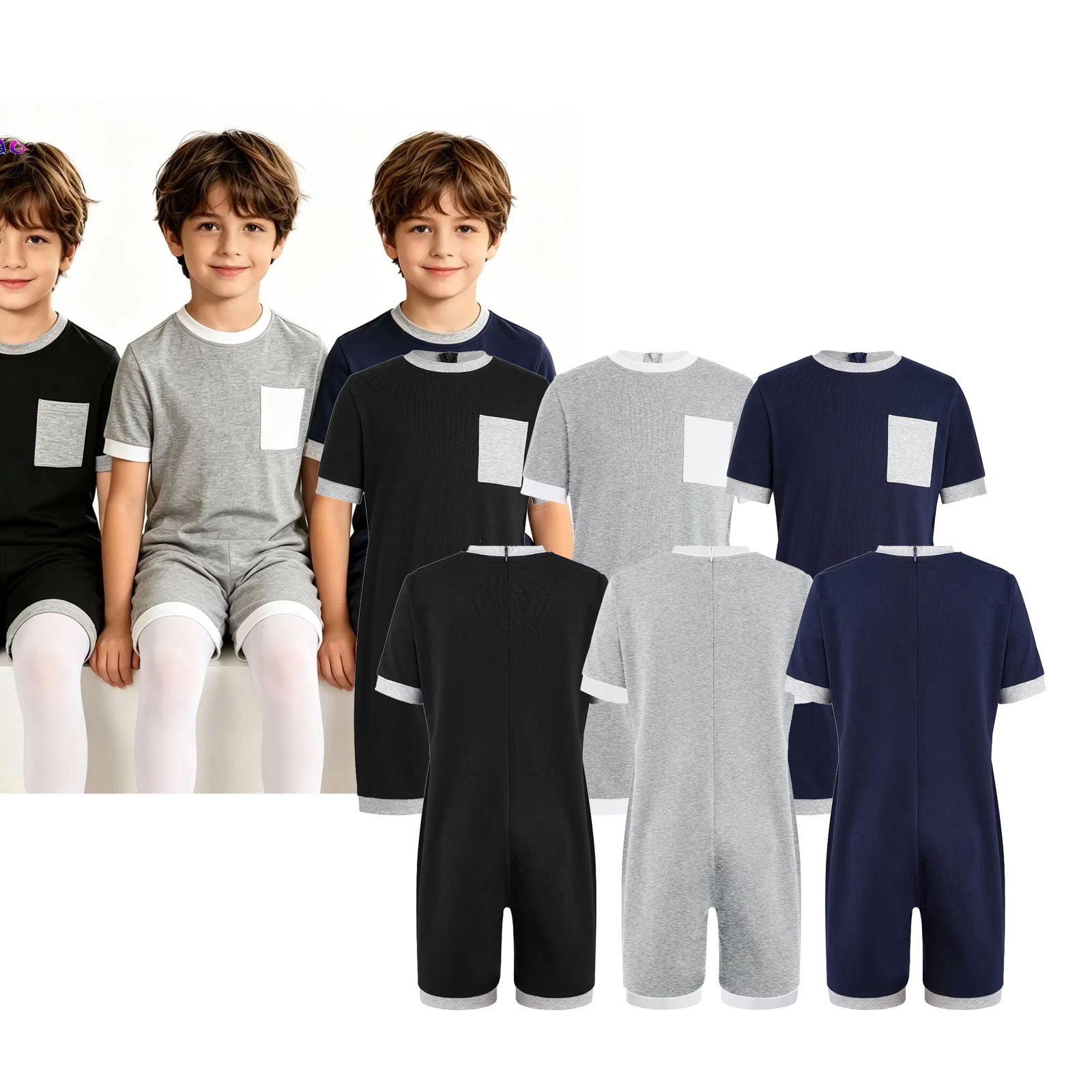 3Pcs Unisex Kids Special Needs - огляд і ціна Summer Clothing Kids Boys