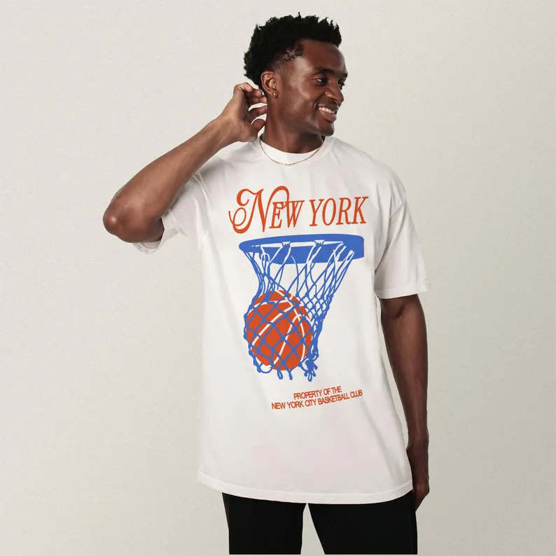 New York Basketball T-shirt Me - огляд і ціна Summer Clothing Nyc