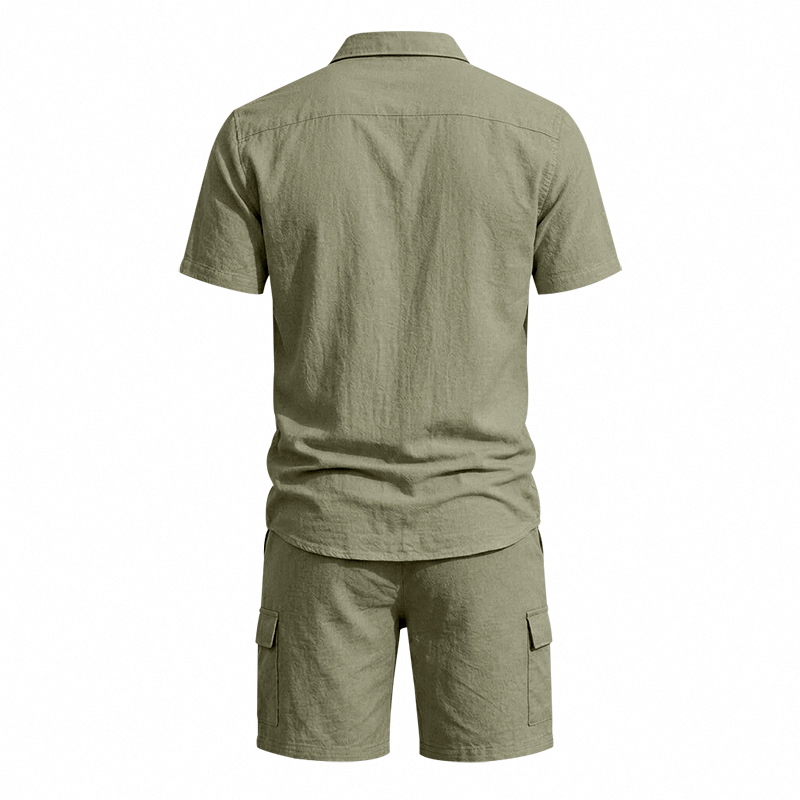 Men Summer American Linen Two  - огляд і ціна Summer Clothing Trend