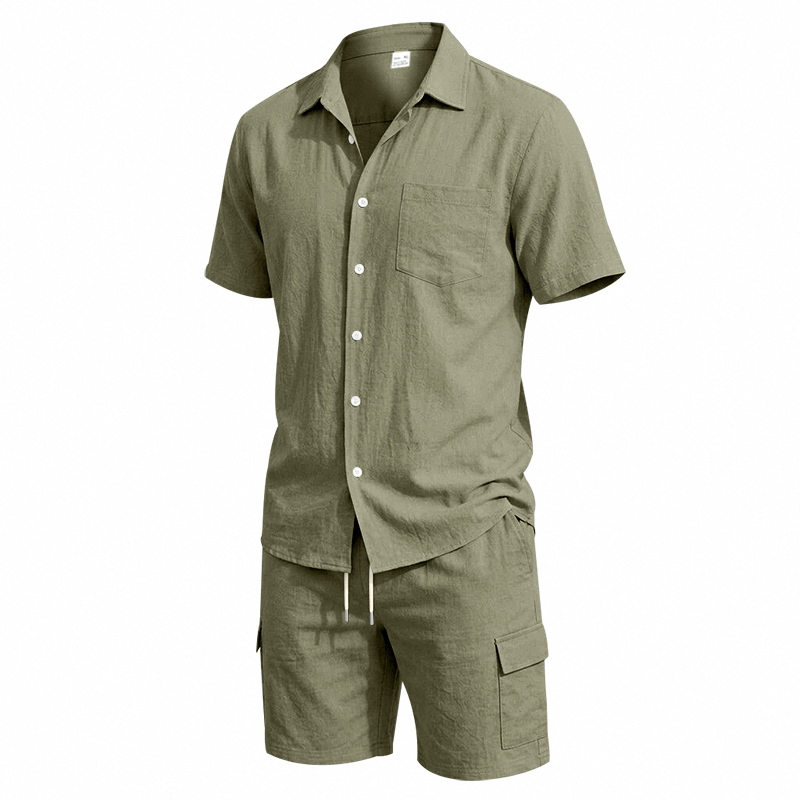 Men Summer American Linen Two  - огляд і ціна Summer Clothing Trend