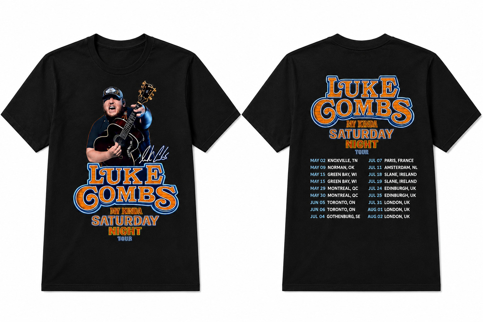 Luke Combs My Kinda Saturday N - огляд і ціна Summer Clothing Uk