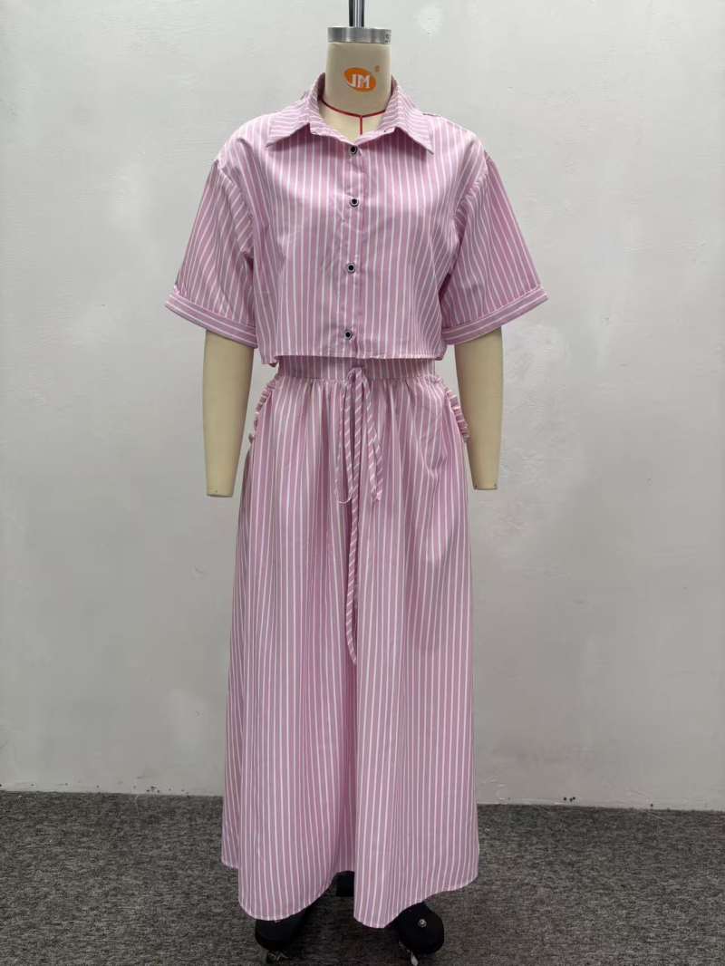 Women Summer Dress Lapel Singl - огляд і ціна Summer Clothing For Older Women