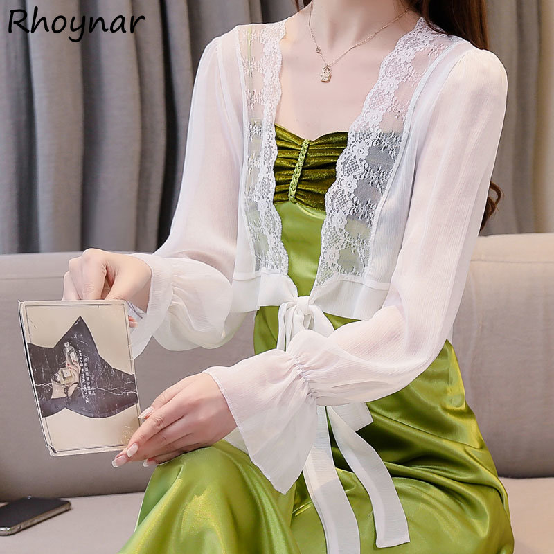 Sweet Blouses Women Flare Slee - огляд і ціна Crop Blouse Linen