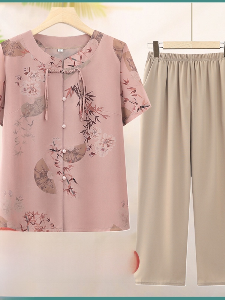 Fashionable Short Sleeve Two-P - огляд і ціна Summer Clothing For Women Over 60