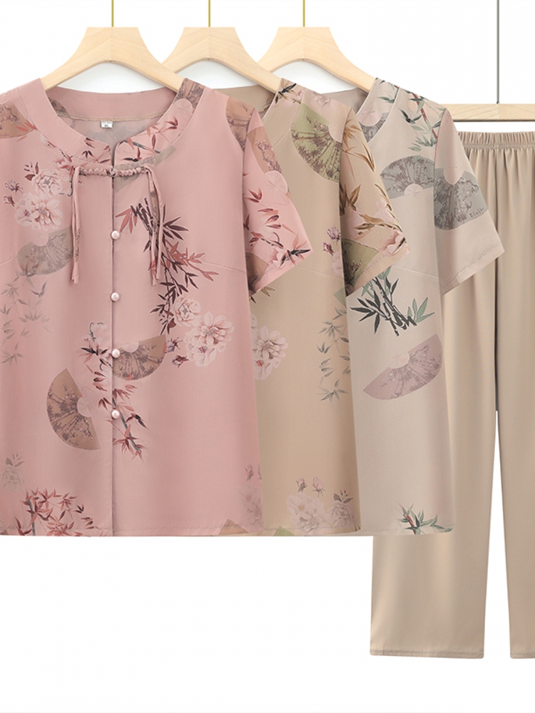 Fashionable Short Sleeve Two-P - огляд і ціна Summer Clothing For Women Over 60