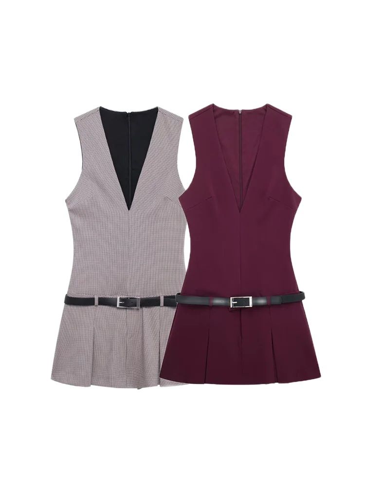 Sleeveless Pleated Mini Dress  - огляд і ціна Summer Clothing Zara
